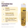 Morfose Metamorfose Bond Care Onarıcı Bakım Şampuanı 400 ml – öne çıkan içerikler bilgi görseli