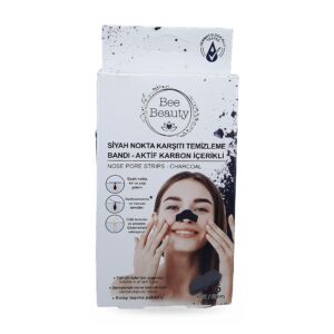 Bee Beauty Siyah Nokta Karşıtı Burun Temizleme Bandı Aktif Karbon — ön görünüm