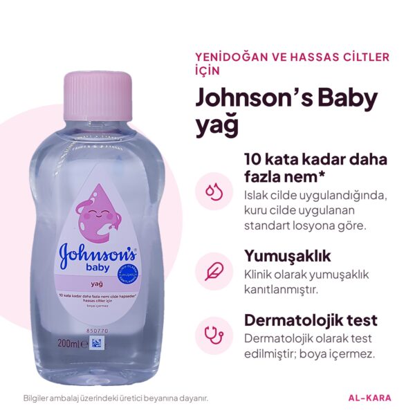 Johnson's Baby Bebek Yağı 200 ml – faydaları ve özellikleri