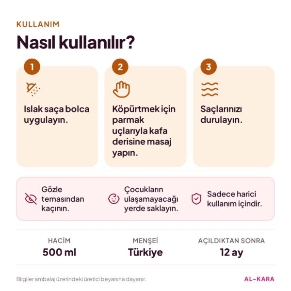 Morfose Milk Therapy Süt Proteinli Kremsi Saç Şampuanı 500 ml – kullanım ve uyarılar bilgi görseli