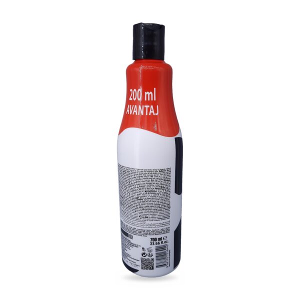 Morfose Milk Therapy Süt Proteinli Kremsi Saç Şampuanı 700 ml – arka etiket, içerik, barkod ve 700 ml