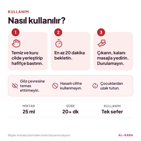 Bee Beauty Karpuz Özlü Arındırıcı Kağıt Yüz Maskesi 1 Adet – kullanım ve uyarılar bilgi görseli