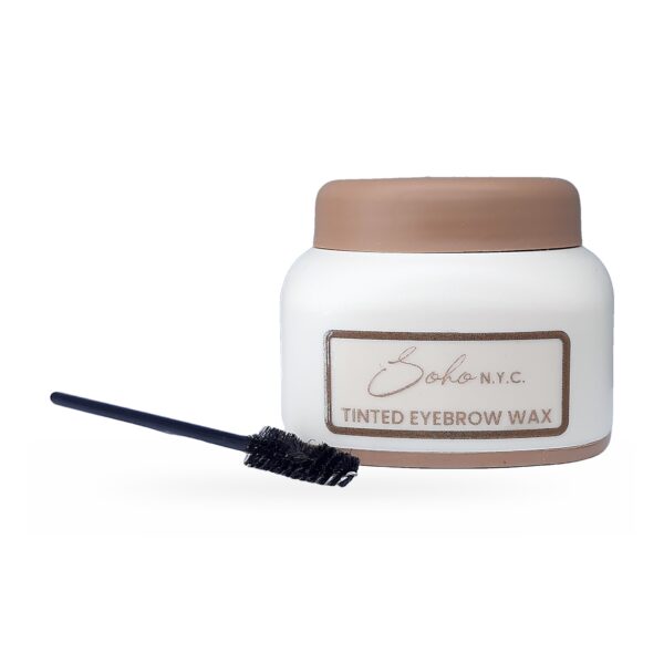 Soho N.Y.C. Kaş Sabitleyici Şekillendirici Hacimlendirici Renkli Wax 50 ml Kahverengi — kavanoz