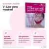 Pure Korean V-Line Glutathione X Collagen Yüz ve Çene Maskesi 15 g – faydalar bilgi görseli