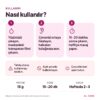 Pure Korean V-Line Glutathione X Collagen Yüz ve Çene Maskesi 15 g – kullanım ve uyarılar bilgi görseli
