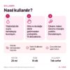 Bee Beauty Aydınlatıcı Kağıt Yüz Maskesi Pembe Greyfurt Özlü 1 Adet – kullanım ve uyarılar bilgi görseli