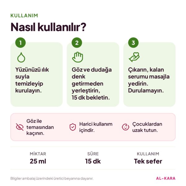 Bee Beauty Arındırıcı Kağıt Yüz Maskesi Bambu Kömür Tozlu 1 Adet – kullanım ve uyarılar bilgi görseli