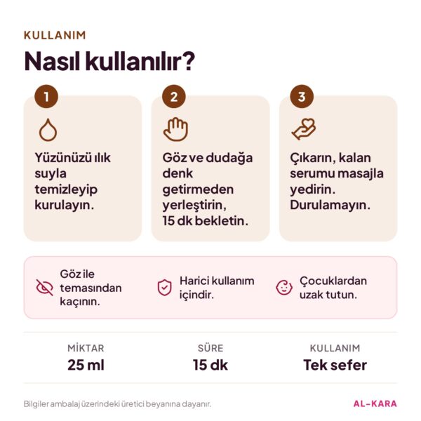 Bee Beauty Nemlendirici Kağıt Yüz Maskesi Hindistan Cevizi Özlü 1 Adet – kullanım ve uyarılar bilgi görseli