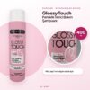 Morfose Metamorfose Glossy Touch Parlaklık Verici Bakım Şampuanı 400 ml - etiket yakın çekim ve 400 ml