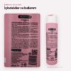 Glossy Touch şampuan arka etiket: içindekiler ve kullanım bilgileri