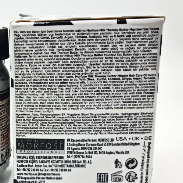 Morfose Milk Therapy Butter Saç Bakım Yağı 200 ml